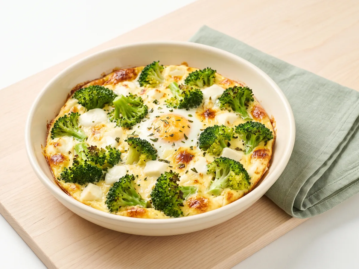 Broccoli and Mozzarella Bake