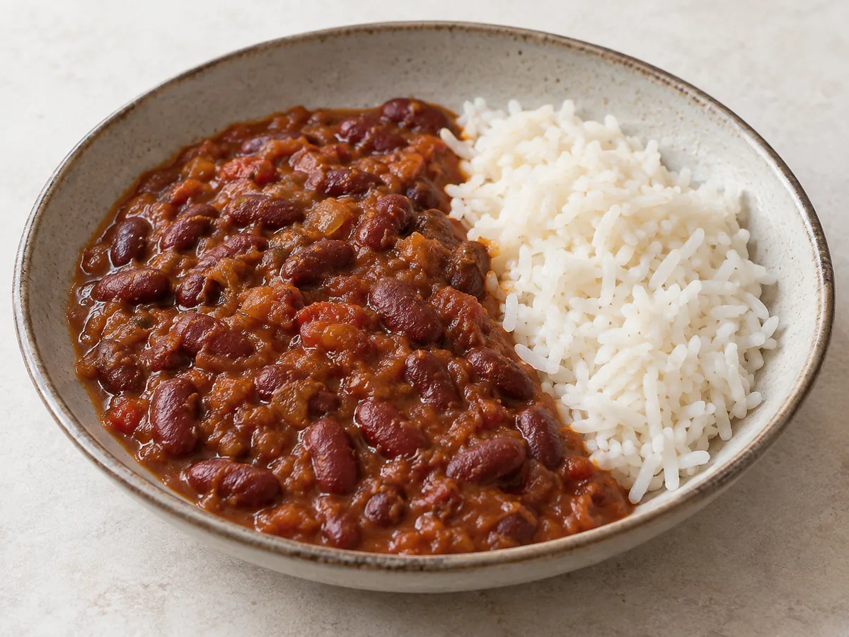 Rajma Masala with Rice