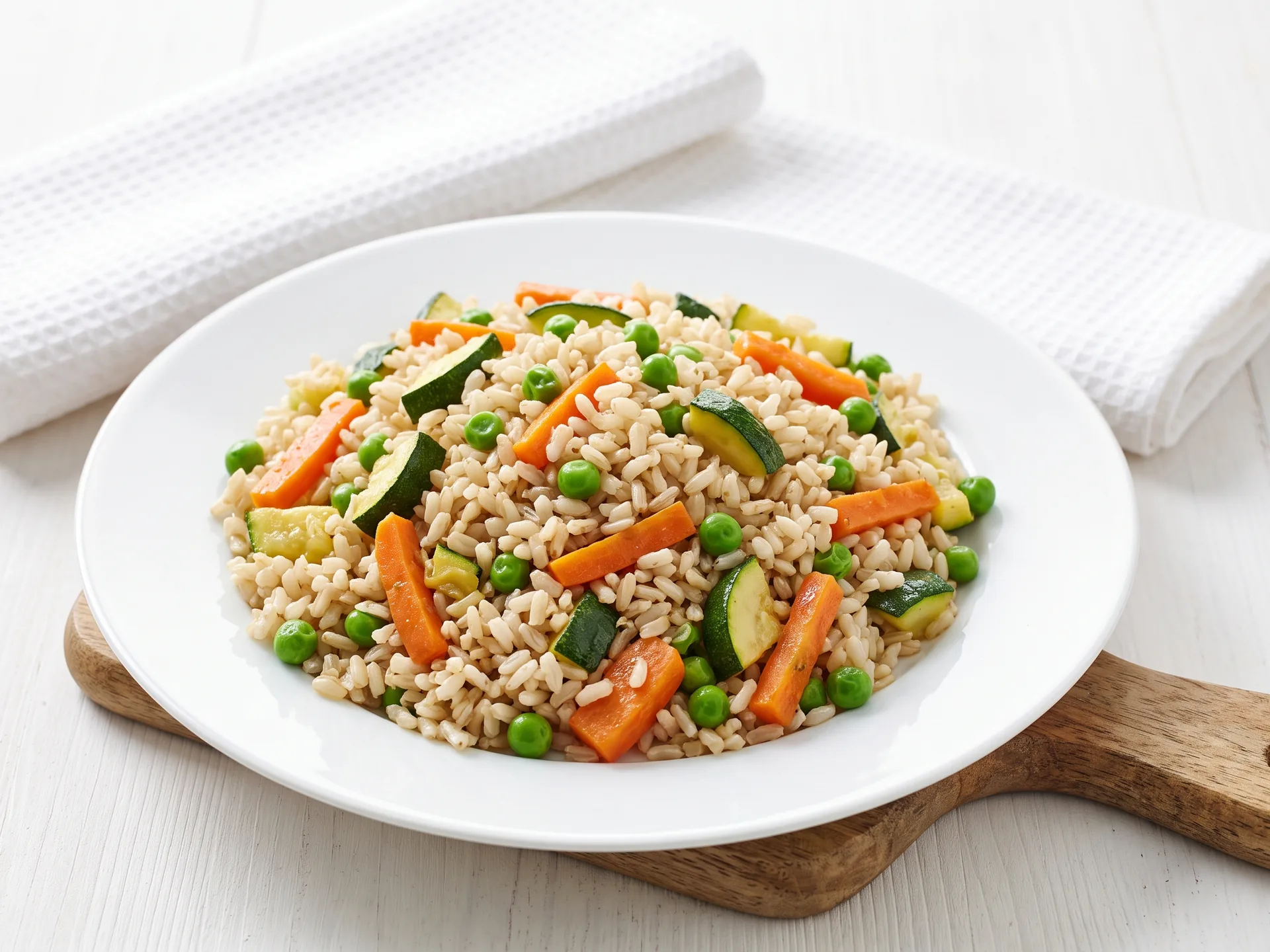 Brown Rice with Vegetables
