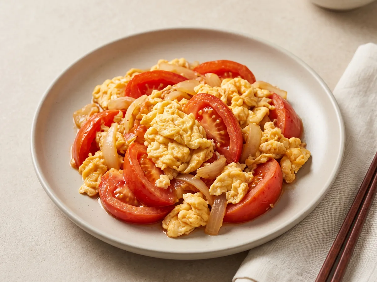 Chinese Tomato and Egg Stir-Fry