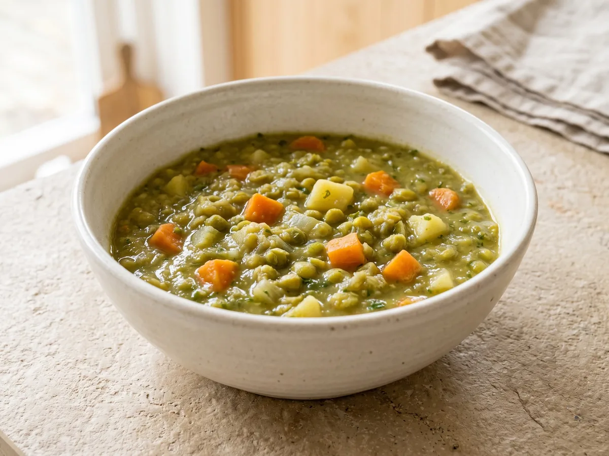 Thick Pea Soup, Erwtensoep-Inspired
