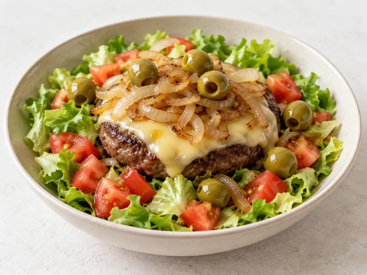 Beef Burger Bowl