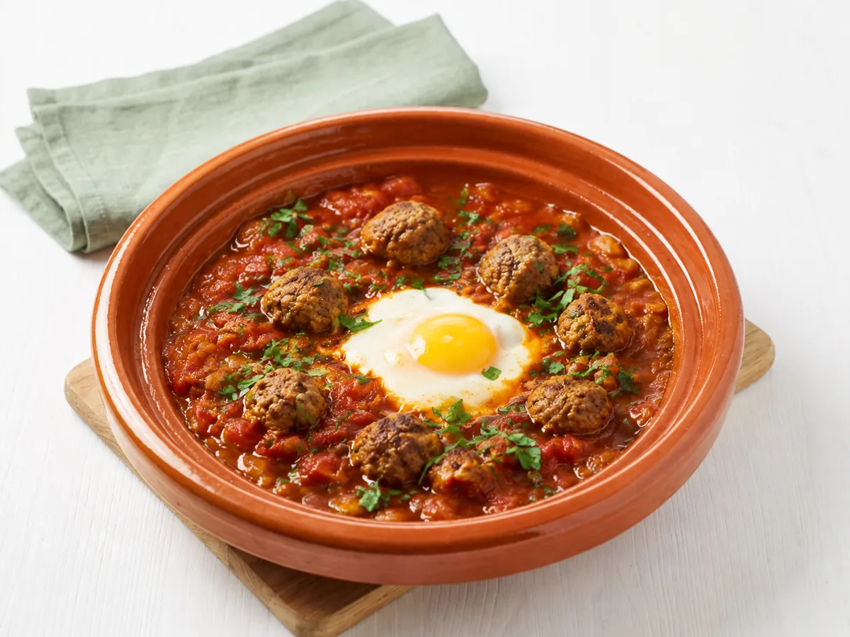 Kefta Tagine with Eggs