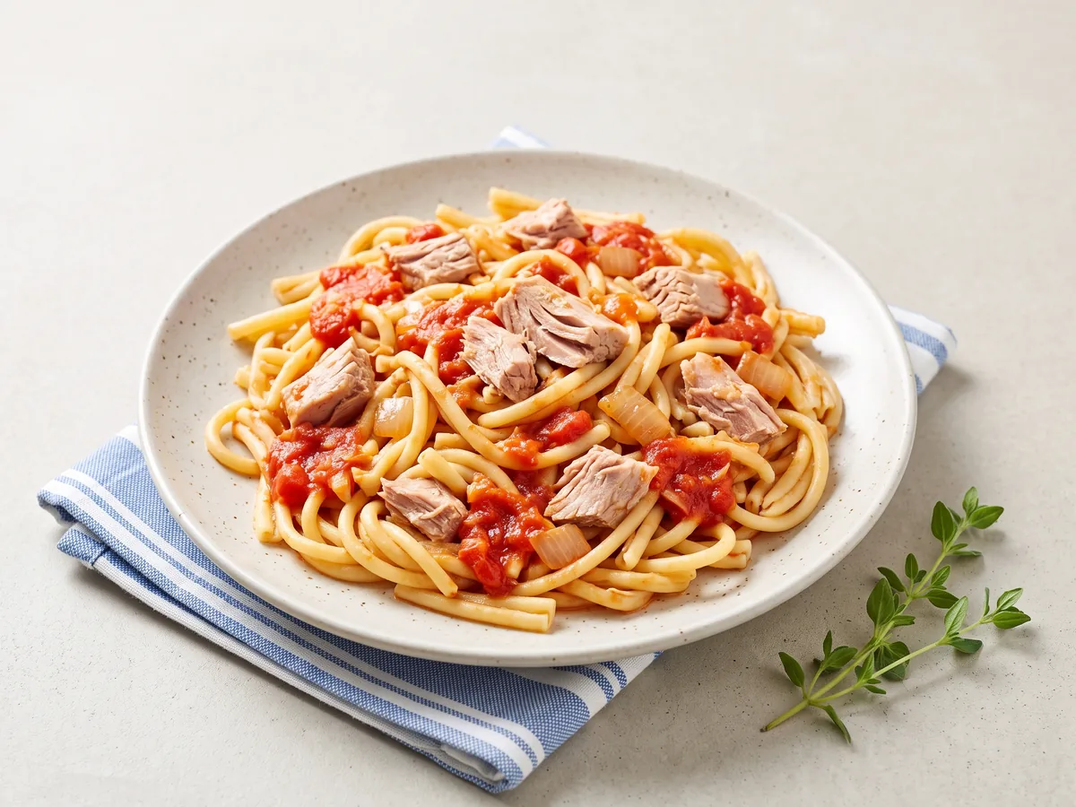 Pasta with Tuna and Tomato