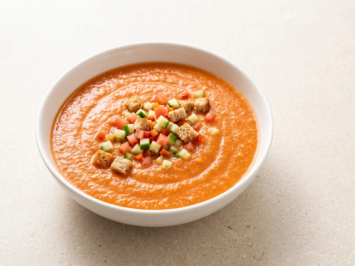 Andalusian Gazpacho with Lemon