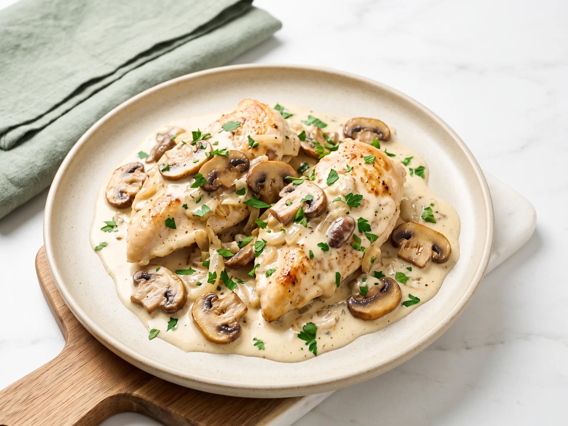 Chicken with Mushrooms
