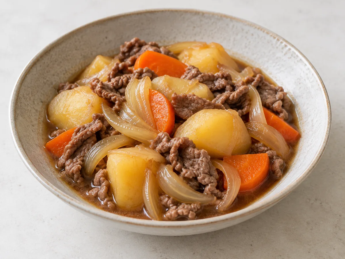 Beef Nikujaga, Made Without Mirin