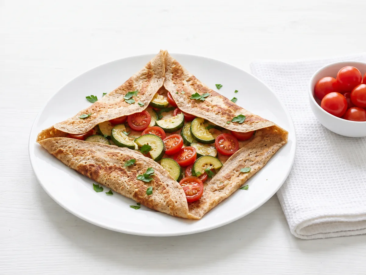 Savory Whole Wheat Crepe