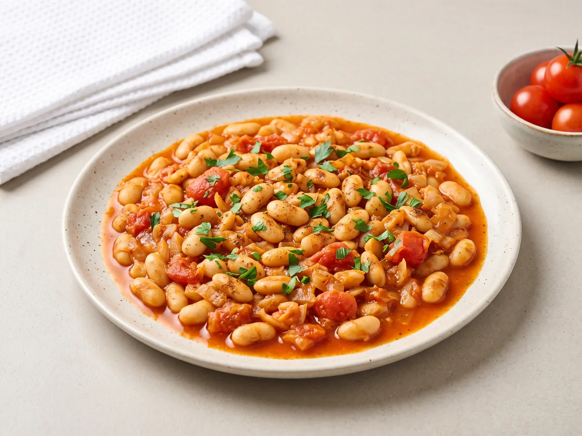 Loubia (White Beans in Tomato Sauce)