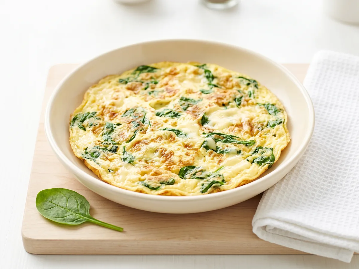 Spinach and Cheese Omelet