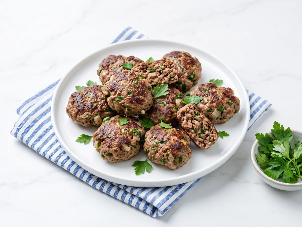 Beef Kefta with Parsley