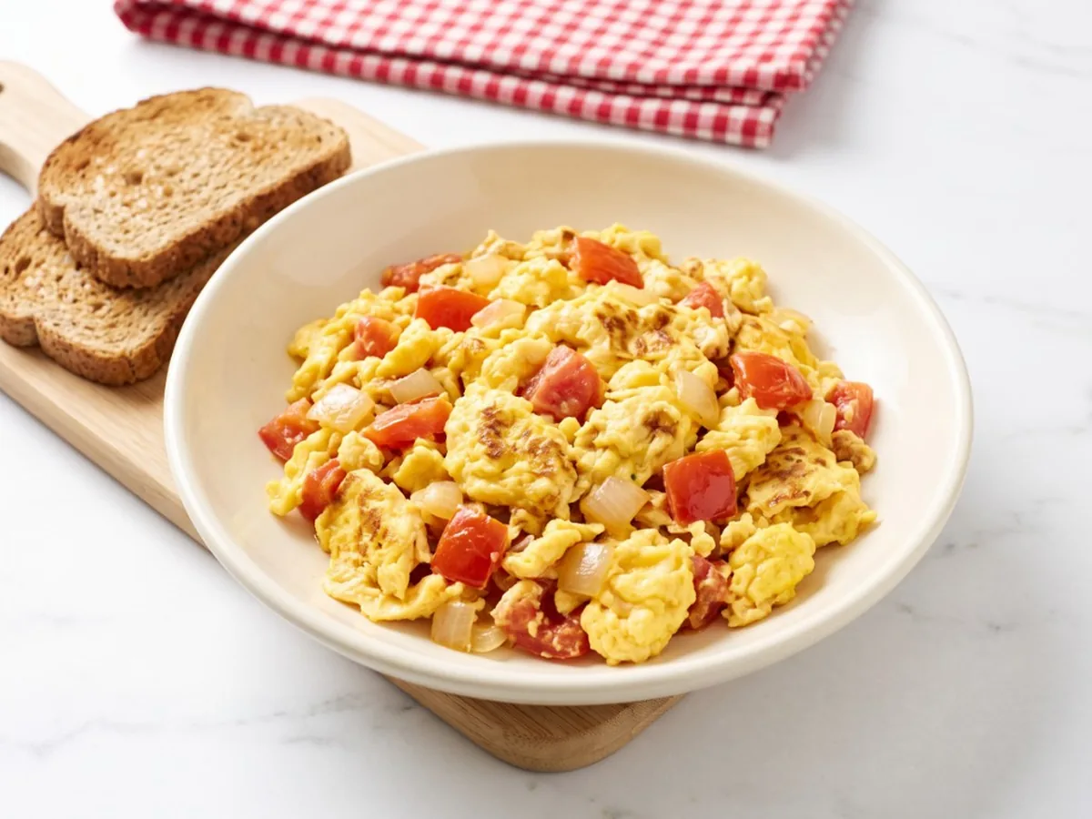 Scrambled Eggs with Tomato