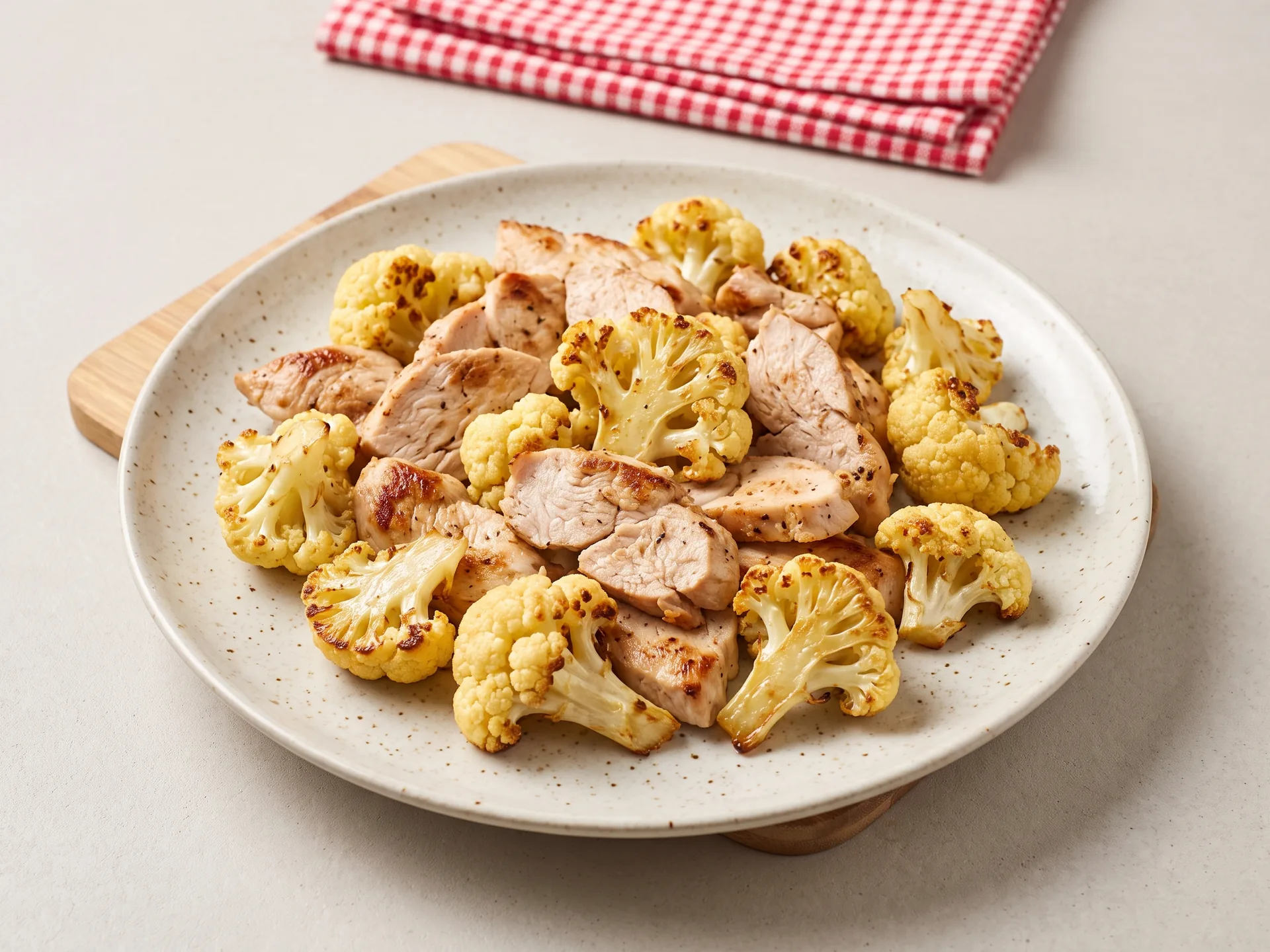 Paprika Turkey with Roasted Cauliflower