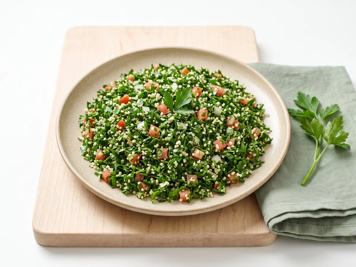 Couscous Tabbouleh with Parsley and Lemon
