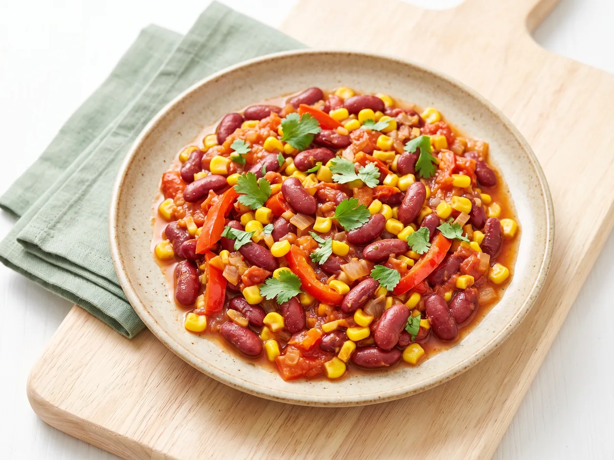 Red Beans with Corn