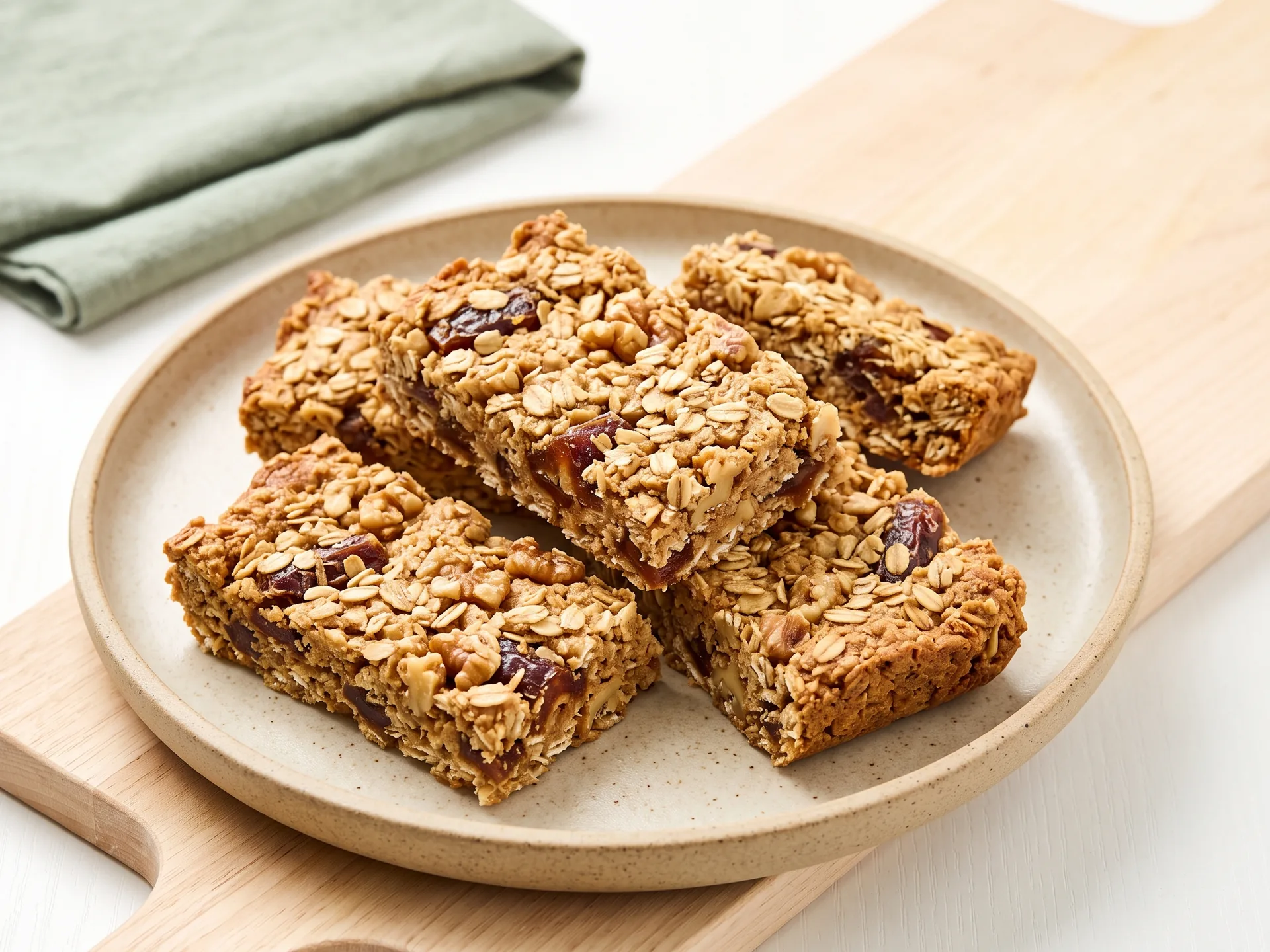 Oat, Date and Walnut Bars