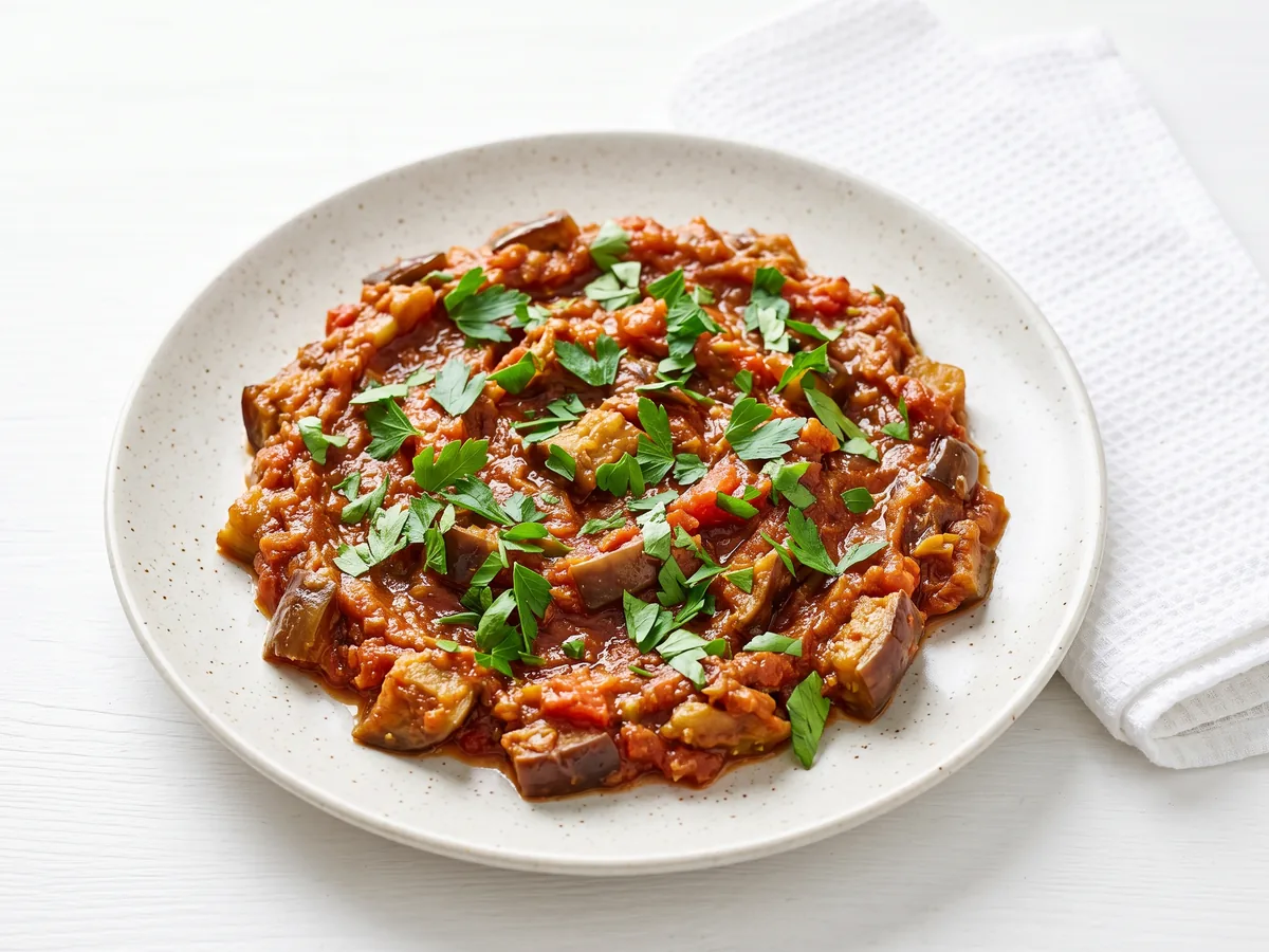 Zaalouk (Moroccan Eggplant Salad)