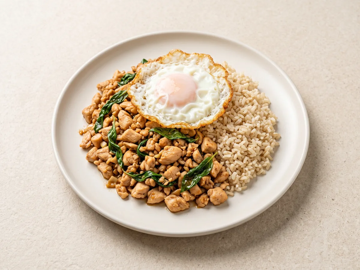 Pad Kra Pao-Style Basil Chicken