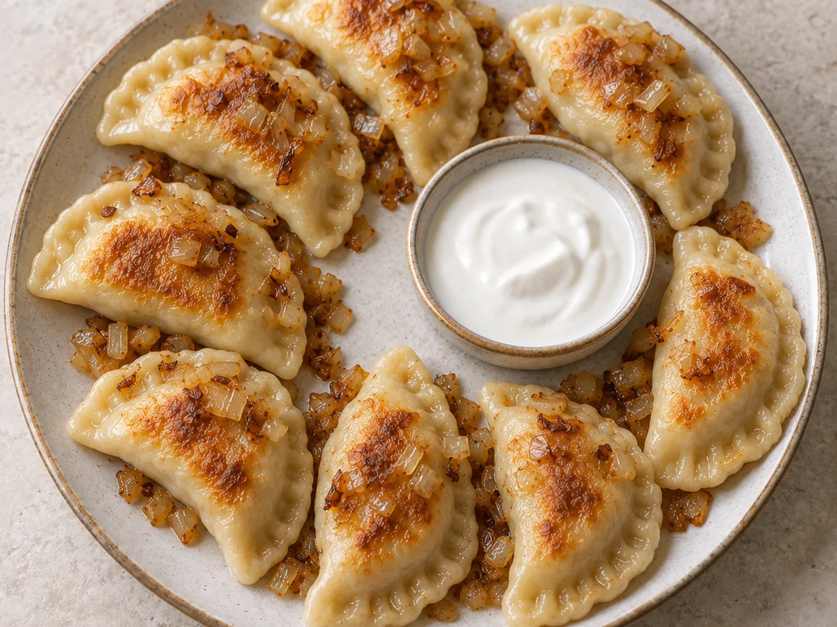 Potato Pierogi with Jben Cheese
