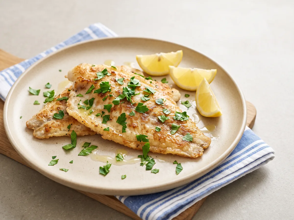 Whiting Meunière with Lemon