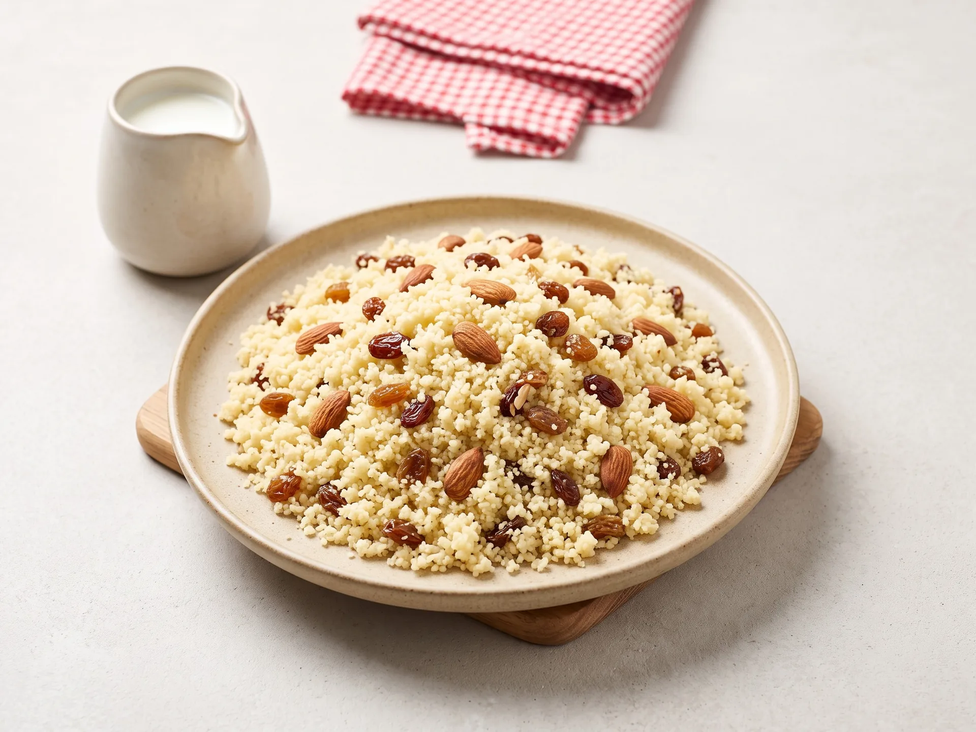 Mesfouf with Raisins and Almonds