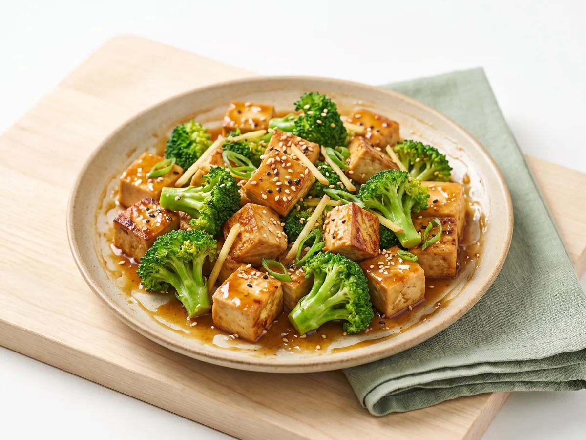 Ginger Tofu Stir-Fry