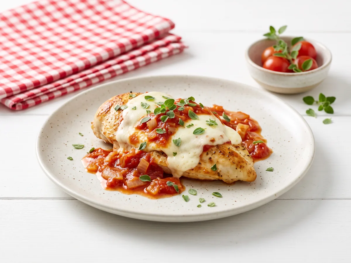 Baked Chicken Parmigiana-Style