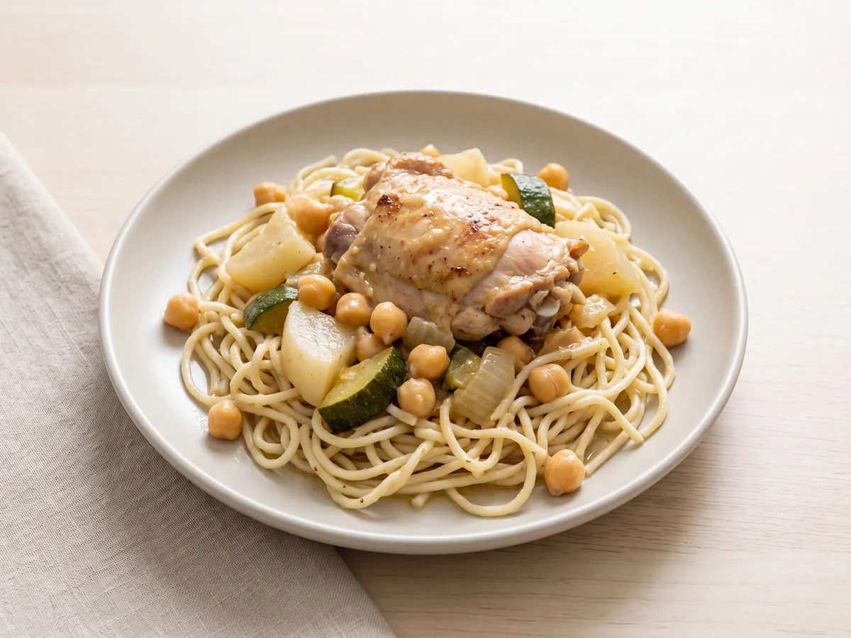 Chicken Rechta-Style Noodles
